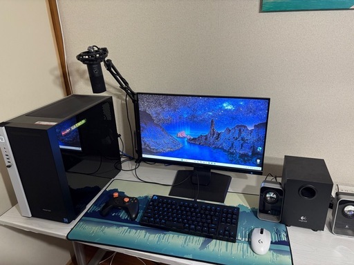 4070ti搭載 フロンティアゲーミングpc7点セット　ゲーミングチェア付き