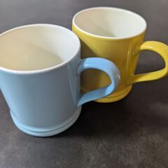ペアカップセット マグカップ シンプル無地 スタジオクリップの画像