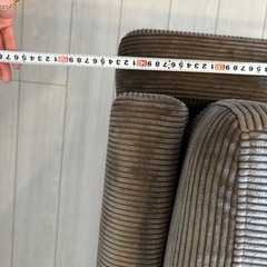 ソファー　クラッシュゲート　オットマン付きの画像