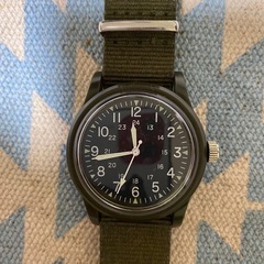 【ミリタリー】腕時計 カーキ ジャンクの画像