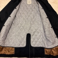 エディフィス　ライナー付きコート　S 紺色の画像