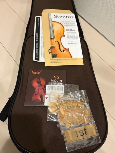 STENTOR バイオリンセット 4/4 (otine) 園田の弦楽器、ギターの中古