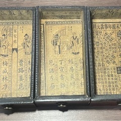 中国風？ジュエリーボックス鏡付き　かなり古い物のようで、劣化があります。ご自宅まで配達しますの画像