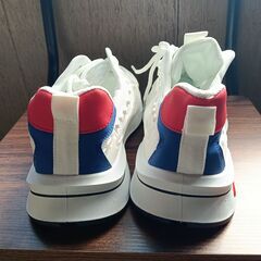 新品 27cm メンズ 靴 スニーカー ホワイト 厚底 シューズ 普段着 識別番号:【N638-S】の画像