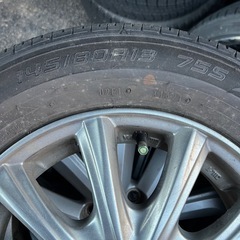 145/80R13,2021年, ダンロップ,アルミホイル4本セットの画像