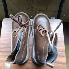 新品 23cm レディース ブーツ ブラウン 厚底 シューズ ショートブーツ 識別番号:【B254-Z】の画像