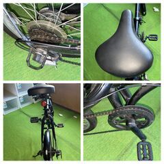 マイパラス 16インチ折り畳み自転車 6段変速 カゴ付きの画像