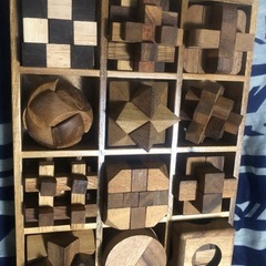 ROCKS MOTION  木製パズル 全12種 ほぼ新品　の画像