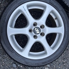 アルミホイール タイヤ 4本セット PCD100の画像