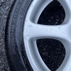 アルミホイール タイヤ 4本セット PCD100の画像