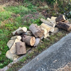 薪　広葉樹　丸太　薪ストーブにの画像