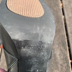 イタリア製、本革ショートブーツ37サイズの画像