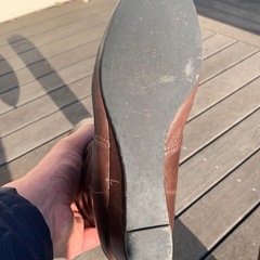 本革ロングブーツ　23.5cmの画像