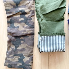 まとめ売り 子供服 ズボン キッズ パンツ トレーナー あんぱ　アンパマン ミッキー バイキンマン　100 110 4点セットの画像