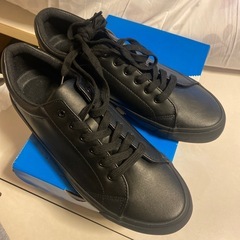 黒スニーカー　27の画像