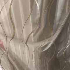 ドレープカーテン、レース4枚セット 各丈200幅100の画像