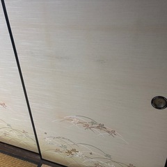 あやめ柄の襖　8枚の画像