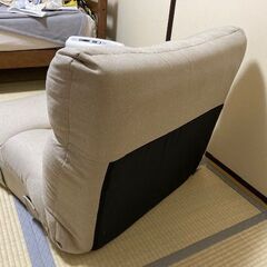 ★配送無料★ニトリ つながる ポケットコイル 座イス (ロダ ワイド) ベージュの画像