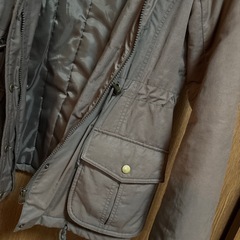 ミリタリー中綿コートの画像