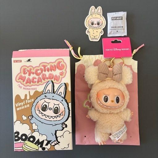 POP MART ぬいぐるみ THE MONSTERS Exciting Macaron Labubu ラブブ