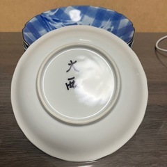 ★初売りその3★ 取り分け小皿5枚セット2 名前記載、欠けありの画像