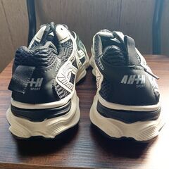 新品 25.5cm メンズ 靴 スニーカー ホワイト 厚底 シューズ 普段着 識別番号:【N641-S】の画像