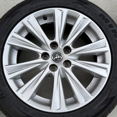 30アルファード ヴェルファイア 純正ホイール  タイヤバリ溝の画像