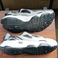 新品 26.5cm メンズ 靴 スニーカー グレー 厚底 シューズ 普段着 識別番号:【N642-S】の画像