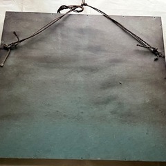 馬の鋳物　額の画像