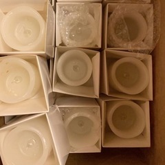 ライト　6個。キャンドル 幅5cm高さ7cm 6個セットの画像