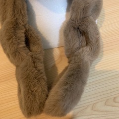 フェイクファー　マフラーの画像