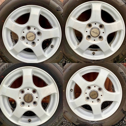 YOKOHAMA BluEarth-Es ES32 165/65R13 アルミホイールセット Kircheis 24年製 モコ