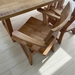 【リフレッシュプロジェクト264/300】ダイニングテーブルセットの画像