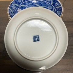★初売りその4★ 取り分け小皿5枚セット3 名前記載、欠けありの画像