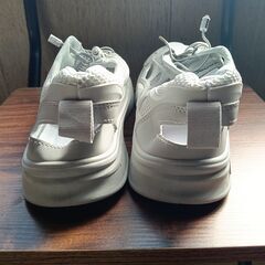 新品 27cm メンズ 靴 スニーカー グレー 厚底 シューズ 普段着 識別番号:【N644-S】の画像