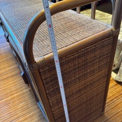 ラタン（籐）製　キャビネットの画像