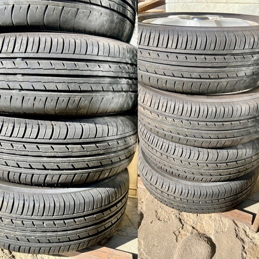 YOKOHAMA BluEarth-Es ES32 165/65R13 アルミホイールセット Kircheis 24年製 モコ