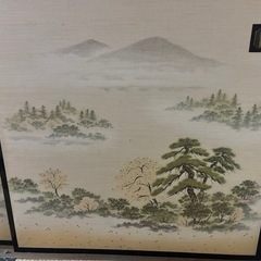 松の襖　4枚の画像