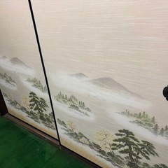 松の襖　4枚の画像