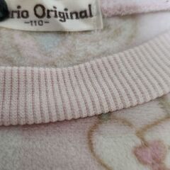 【お取引中】サンリオ マイメロディ フリースパジャマ 110の画像