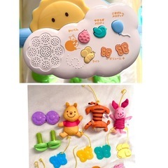 【美品】 欠品なし えらべる回転6WAYジムにへんしんメリー くまのプーさんの画像