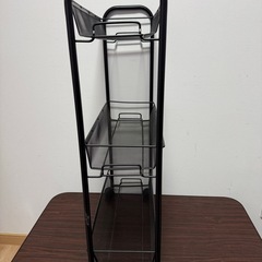 キャスター付きのスリム収納ワゴン（3段）の画像