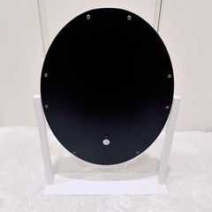 Francfranc フッツェハリウッドミラーラウンドLホワイト【女優ミラー】の画像