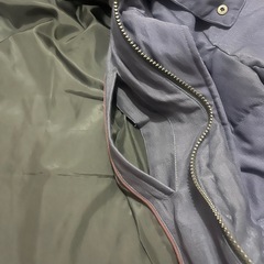 AOKI 購入　ADAMSON HOMME  メンズ　ダウン80%コート　紺色　Ｌサイズの画像