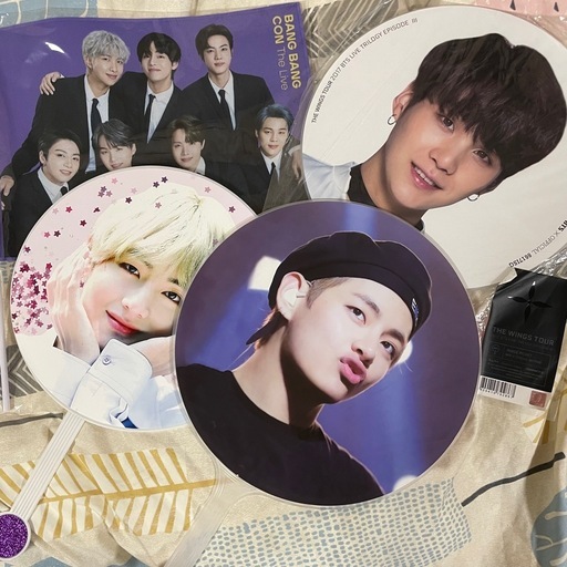 BTS 防弾少年団 公式 うちわ フラッグ セット (み) さつき野のその他の