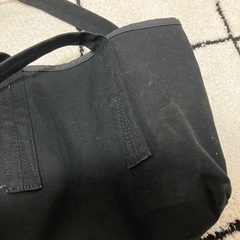 【募集中】【近日中処分予定】coen ミニキャンバスバッグ　ブラックの画像