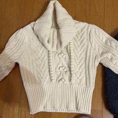 冬物4点セット　スナイデル　ニット　フランフラン　ニットカーディガン　スヌード　ニット帽の画像