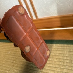 茶色いウサギの陶器置物！訳アリの画像