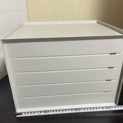 アイリスオーヤマのA4（4段）のレターケースの画像