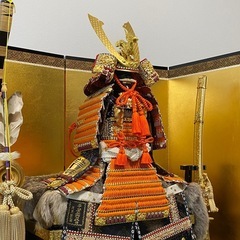 二代目平安武久作　久月監製　8号　鎧飾り 甲冑の画像